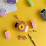 پاک کن و تراش مخزن دار فانتزی طرح دوربین - تصویر 5
