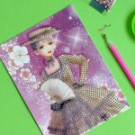 نقاشی الماسی ورقی مدل پرنسس کد B006 - تصویر 4