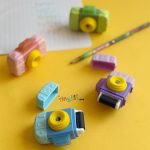 پاک کن و تراش مخزن دار فانتزی طرح دوربین - تصویر 8