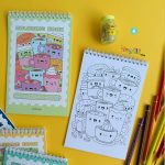 دفتر رنگ آمیزی بزرگسال سری Doodle پیتیکو کد 412 - تصویر 2