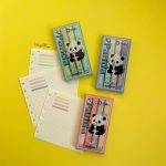 ماژیک هایلایتر پاستلی مکعبی پاندا بسته 4 عددی - تصویر 2