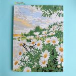 نقاشی بومی (آبرنگی) شماره‌گذاری‌ شده سایز 40×30 کد KA243