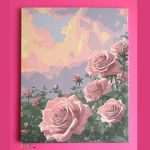 نقاشی بومی (آبرنگی) شماره‌گذاری‌ شده سایز 50×40 کد KA244