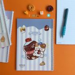 دفتر خط دار مجلد 40 برگ سری summer پیتیکو کد 371 - تصویر 6