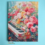 نقاشی بومی (آبرنگی) شماره‌گذاری‌ شده سایز 40×30 کد KA316