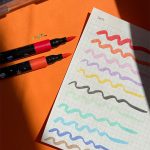ماژیک چند منظوره براشینگ مدل Glitter Color اکلیلی طرح گربه فضانورد بسته 12 عددی - تصویر 4