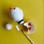 تراش رومیزی مخزن دار دوقلوی طرح جوجه - تصویر 6