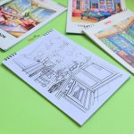 دفتر رنگ آمیزی 30 برگ بزرگسال طرح دکوراسیون - تصویر 5