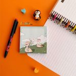 برگه یادداشت عروسکی طرح دار فانتزی 100 برگی - تصویر 5