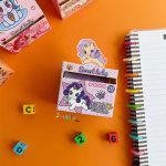 برچسب رولی طرح دار فانتزی - تصویر 3