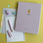 دفتر کلاسوری 20 حلقه 100 برگ رنگی پیتیکو کد 610 - تصویر 2