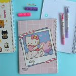 دفتر خط دار مجلد 80 برگ Character + استیکر پیتیکو کد 326 - تصویر 4