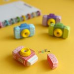 پاک کن و تراش مخزن دار فانتزی طرح دوربین - تصویر 3