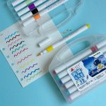 ماژیک اکرلیک 12 رنگ سه گوش طرح فضانورد مدل brush - تصویر 8