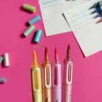 ماژیک هایلایتر اکلیلی مدل brush بسته 4 عددی - تصویر 8
