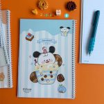 دفتر خط دار مجلد 40 برگ سری summer پیتیکو کد 371 - تصویر 4