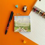 برگه یادداشت عروسکی طرح دار فانتزی 100 برگی - تصویر 9