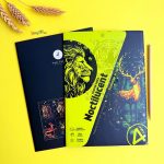 نقاشی خراشیدنی (اسکرچ) طرح حیوانات A5 کد Y بسته 4 برگی