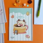 دفتر خط دار مجلد 40 برگ سری summer پیتیکو کد 371 - تصویر 5