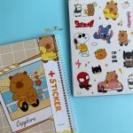 دفتر خط دار مجلد 80 برگ Character + استیکر پیتیکو کد 326 - تصویر 5