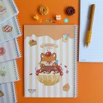 دفتر خط دار مجلد 40 برگ سری summer پیتیکو کد 371 - تصویر 8