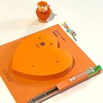 کاغذ چسب دار مدل استیک نوت طرح قلب همراه خودکار - تصویر 2
