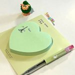 کاغذ چسب دار مدل استیک نوت طرح قلب همراه خودکار - تصویر 5
