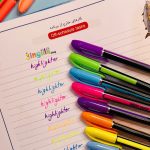 خودکار رنگی مدل highlighter بسته 12 عددی - تصویر 3