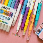 ماژیک علامت گذار مدل دو سر طرح COLOR MAGIC بسته 6 عددی - تصویر 4
