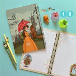 دفتر سیمی حاشیه دار 50 برگ دایان - تصویر 2