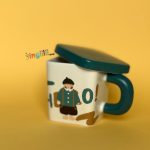 ماگ مربعی طرح دختر کیوت - تصویر 3