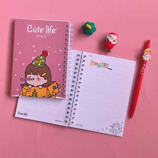 IMG_2365.jpg دفترچه یادداشت پیتیکو سری cute life کد 217 - تصویر 1