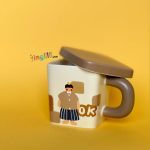 ماگ مربعی طرح دختر کیوت - تصویر 6