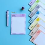 کاغذ یادداشت چسب دار A6 سری Simple طرح قلب