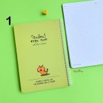 دفتر 100 برگ جلد نیم سخت خط دار کایلو - تصویر 9
