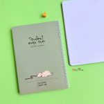 دفتر 100 برگ جلد نیم سخت خط دار کایلو - تصویر 3