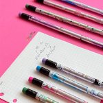 مداد مشکی Pencil مدل پاکن دار طرح کرومی - تصویر 2