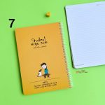 دفتر 100 برگ جلد نیم سخت خط دار کایلو - تصویر 15