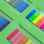 کاغذ یادداشت چسب دار SF مدل شفاف 10 رنگ - تصویر 4
