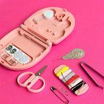 جعبه ابزار خیاطی مدل جیبی و مسافرتی طرح فانتزی - تصویر 4