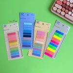 کاغذ یادداشت چسب دار SF مدل شفاف 10 رنگ - تصویر 10