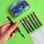 ماژیک چند منظوره براشینگ مدل Glitter Color اکلیلی بسته 12 عددی - تصویر 2