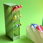 جاقلمی ایستاده 4 تکه پینترستی مدل مات - تصویر 2