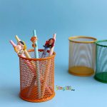 جاقلمی توری (مشبک) فلزی رومیزی مدل رنگی - تصویر 6