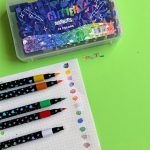 ماژیک چند منظوره براشینگ مدل Glitter Color اکلیلی بسته 12 عددی - تصویر 4