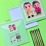 دفتر نقاشی 40 برگ پالت مدل پوپی - تصویر 5