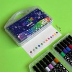 ماژیک چند منظوره براشینگ مدل Glitter Color اکلیلی بسته 12 عددی - تصویر 5