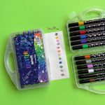 ماژیک چند منظوره براشینگ مدل Glitter Color اکلیلی بسته 12 عددی - تصویر 6