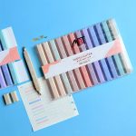 هایلایتر پاستلی مکعبی مدل دو سر بسته 12 عددی