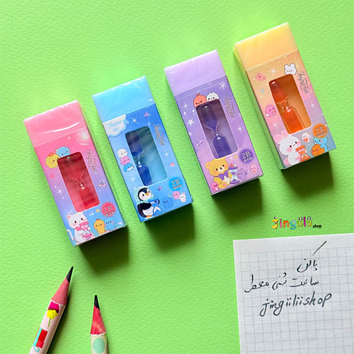 1 پاک کن مدل فانتزی ساعت شنی دار معطر - تصویر 1